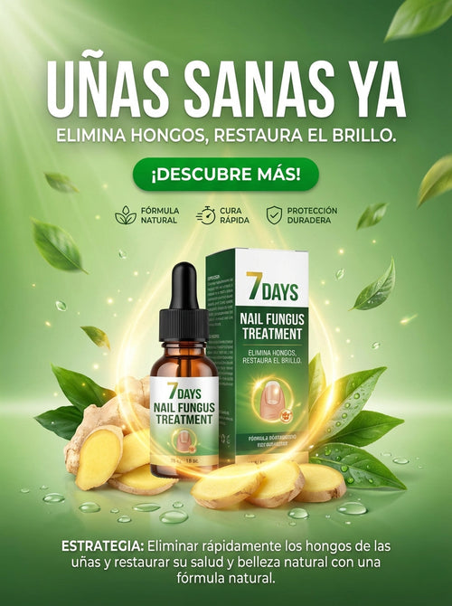 7 Days Nail – Fórmula Natural para el Cuidado y Reparación de las Uñas (30 ml)