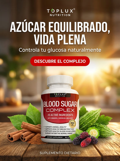 Blood Sugar Complex - Control de Azúcar en la Sangre (60 cápsulas)