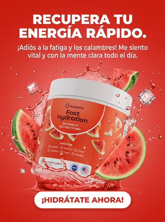 Fast Hydration – Polvo de Electrolitos para Hidratación Rápida y Energía Diaria (158 g)
