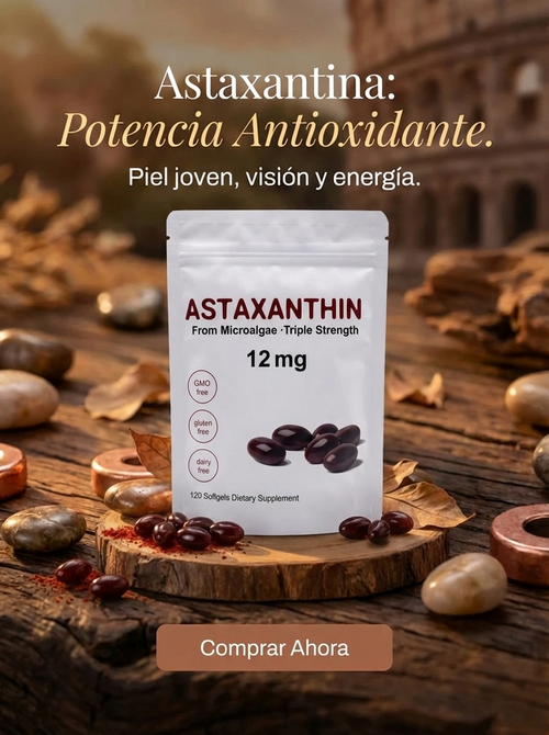 ASTAXANTHIN – Antioxidante de Alta Potencia (120 Softgels)